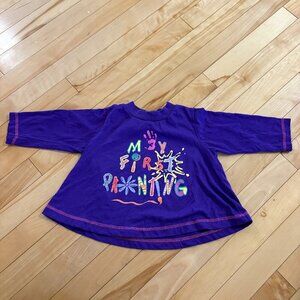 90s Y2K Girls long sleeve shirt Purple My first Painting toddler size 2 Canada